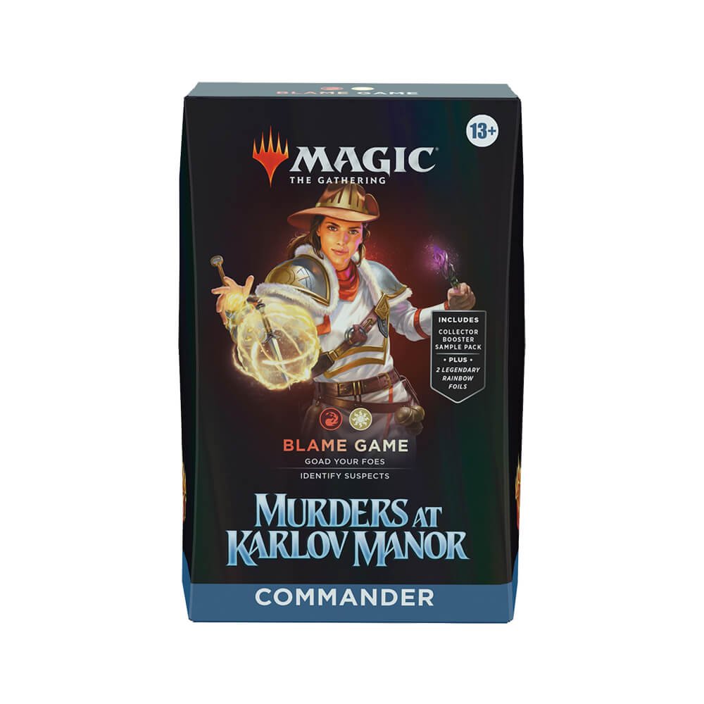 MAGMAKMCBG MTG - Murders at Karlov Manor - English Commander Deck - Blame Game