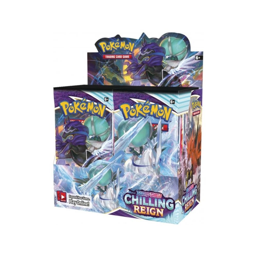 POKESSCRBOBOX1 Pokémon Sword & Shield Chilling Reign Booster Box