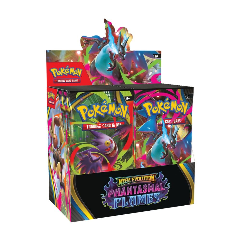 POKMEPFBBOX Pre-Order Pokémon - Mega Evolution Phantasmal Flames - Booster Box