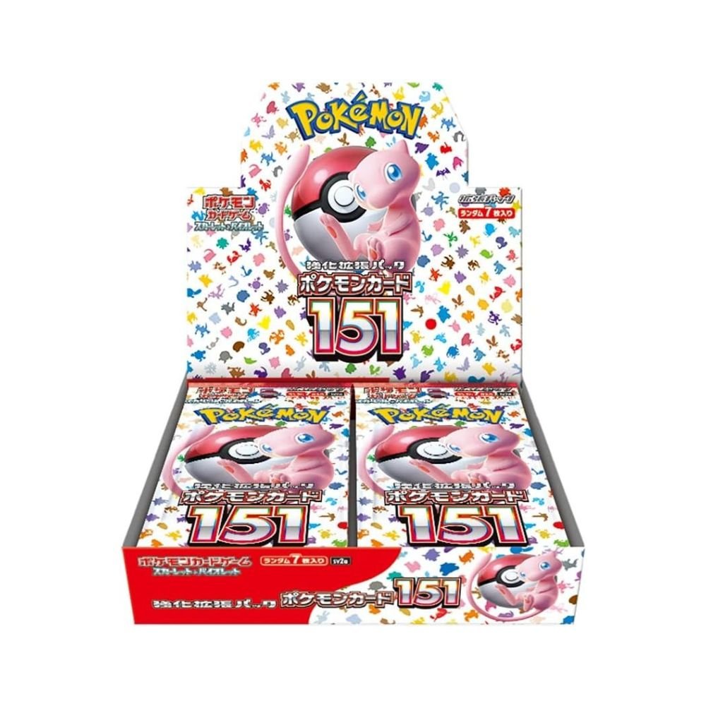 PokemonJapanese151_1 Pokémon 151 Booster Box (Japanese)